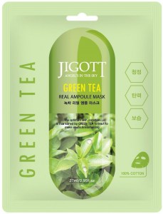 Тканевая маска Jigott с зеленым чаем 1шт